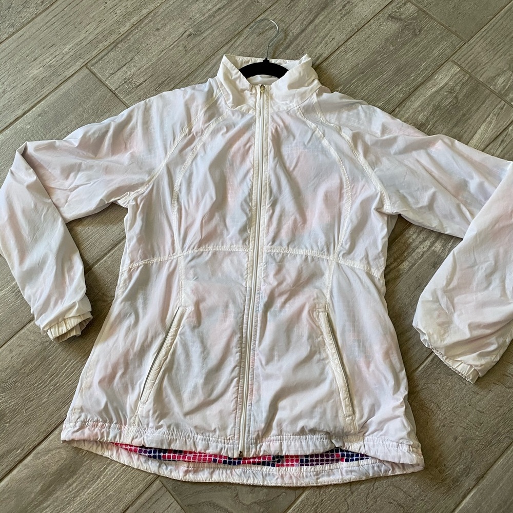 Lucy Activewear White Running Jacket Women’s M